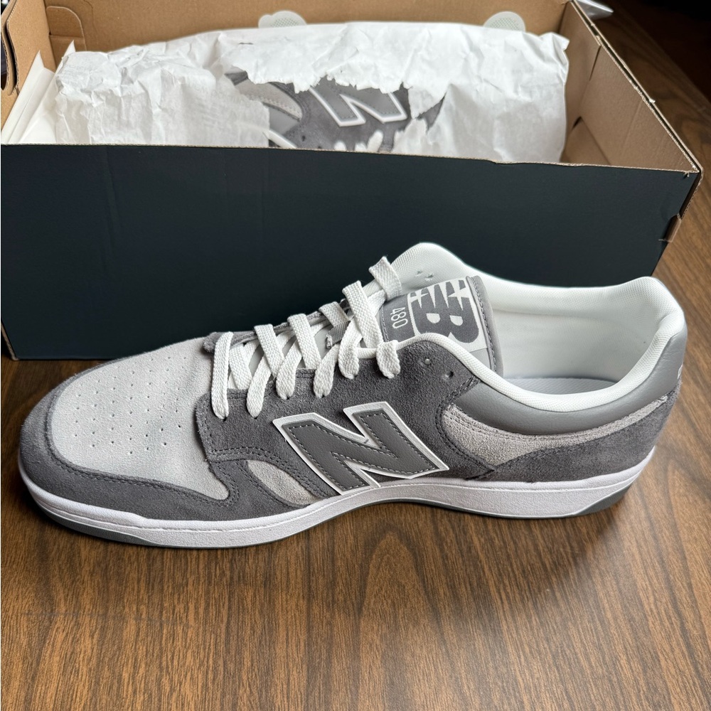 New Balance 480 Men’s 14 Athletic Shoe - Castlerock / Shadow Grey / Rain Cloud - Picture 5 of 8